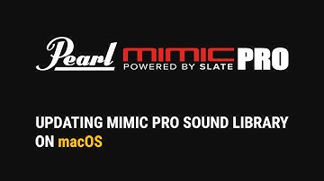 Updating Mimic Pro Sound Library on macOS