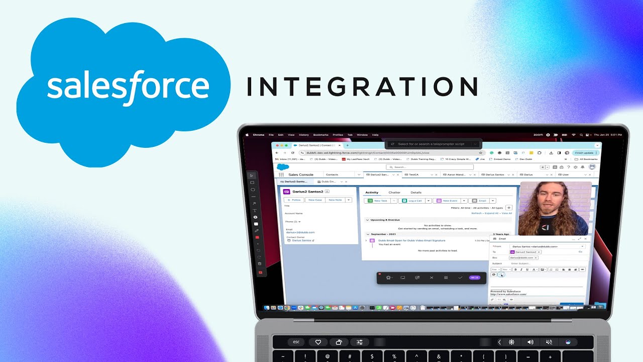 Salesforce Integration - Record, Send, and Track Video - YouTube