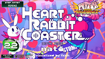 [PUMP IT UP PHOENIX] HEART RABBIT COASTER(하트 래빗 코스터) D22 (Phoenix Modified ver.)
