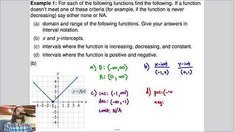 Algebra 2: 1-1 Key Features of Functions Day 2
