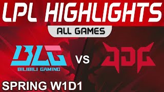 BLG vs JDG Highlights ALL GAMES LPL Spring Season 2023 W1D1 Bilibili Gaming vs JD Gaming by Onivia