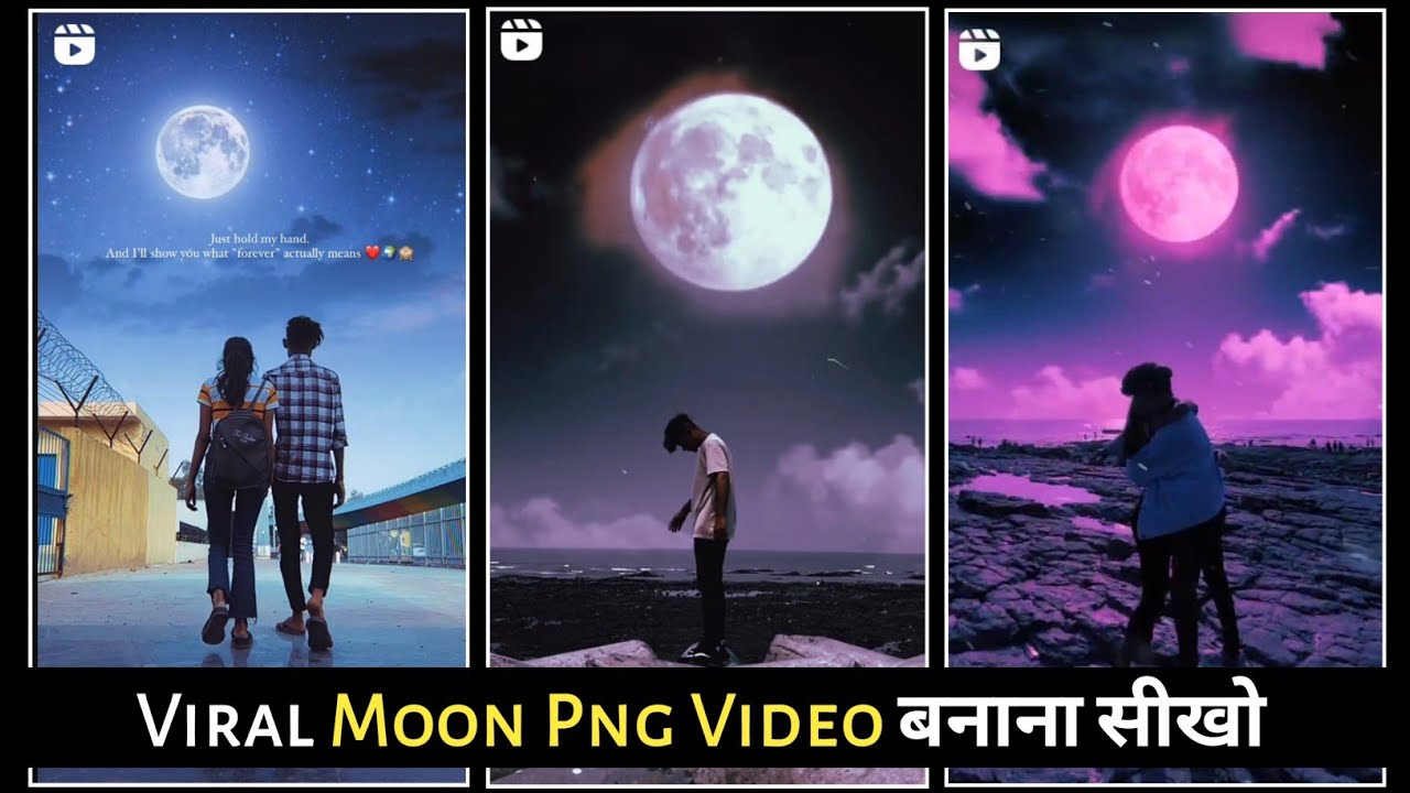 How To Make Moon Png Video Editing, Moon Png