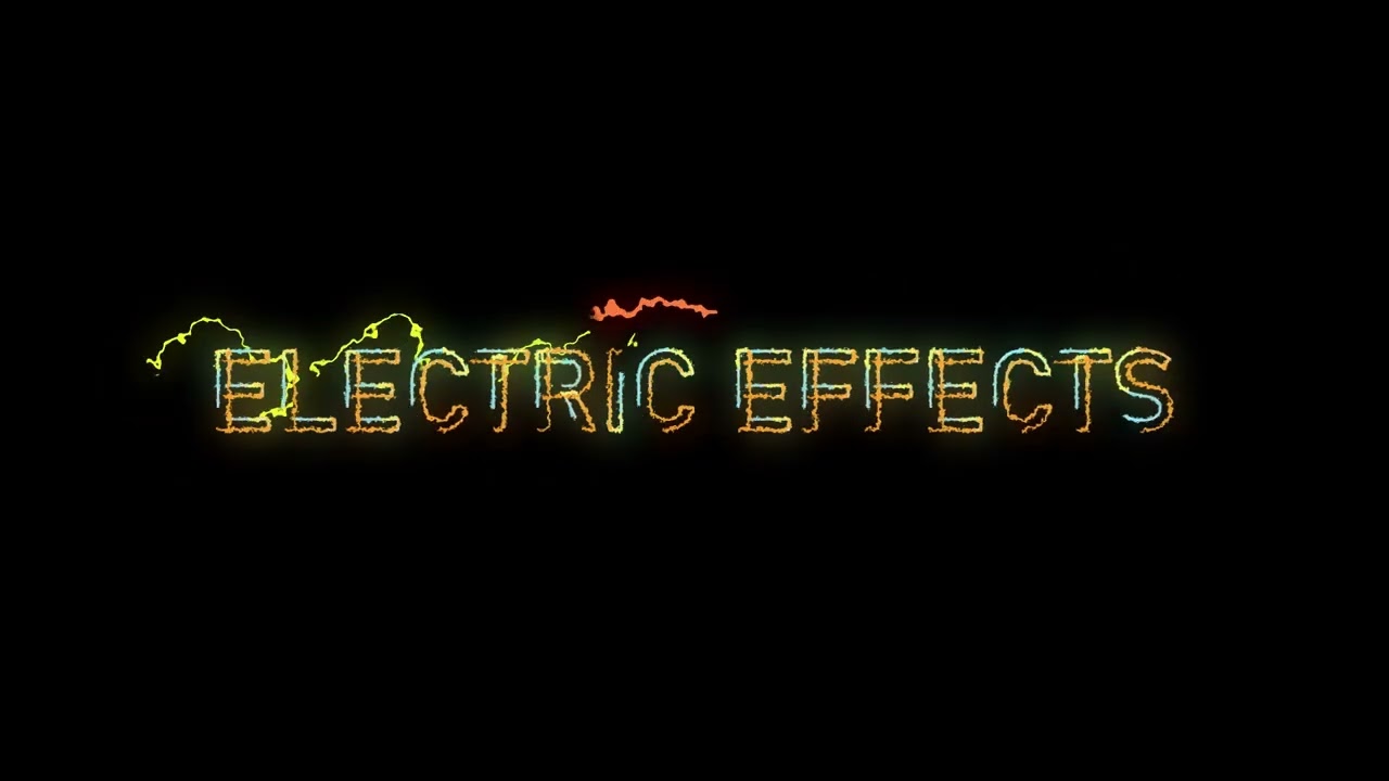 Electric Text Animation in After Effects | Motion Graphics Showcase