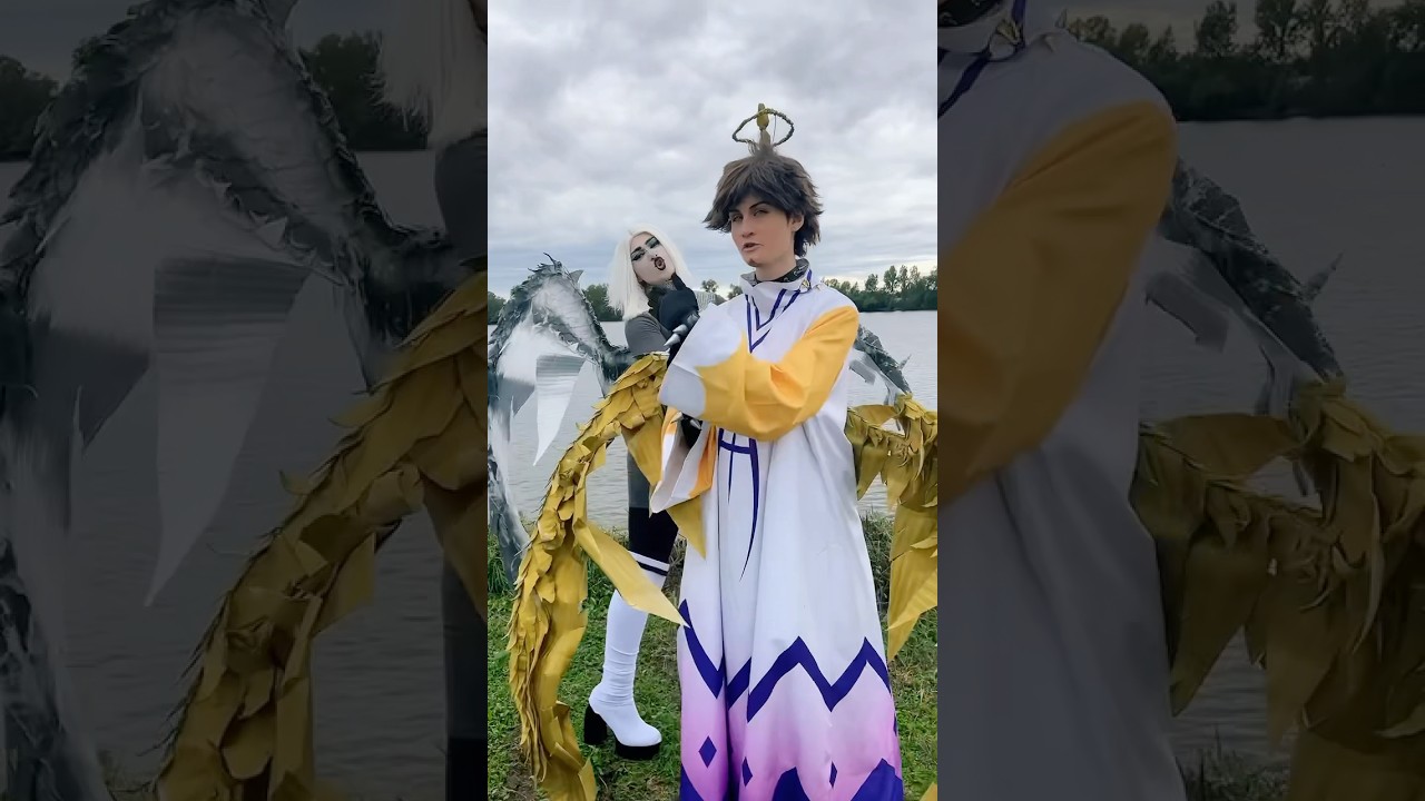 Adam and Lute in Hazbin Hotel 💪 #cosplay