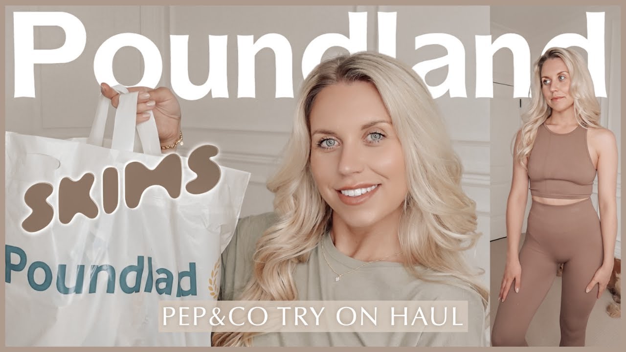 POUNDLAND HAUL 🤎 SKIMS DUPES Try On Spring Fashion Haul