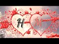 حالات حرف M و H / حالات حب رومنسية / اجمل حالات حب حرف H و M