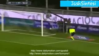 UDINESE 1-2 INTER SINTESI SKY - TUTTI I GOL