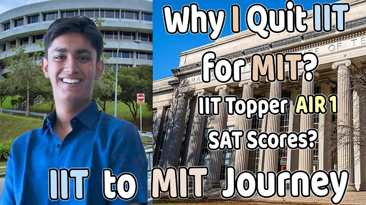 Phenomenal IIT to MIT Journey | IIT Topper AIR 1 |...