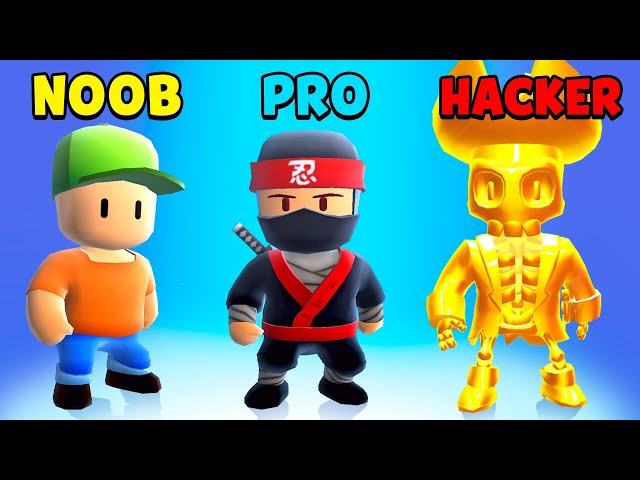 Noob, Pro and Hacker gameplay on Stumble Guys Multiplayer Royale-Game  Guides-LDPlayer