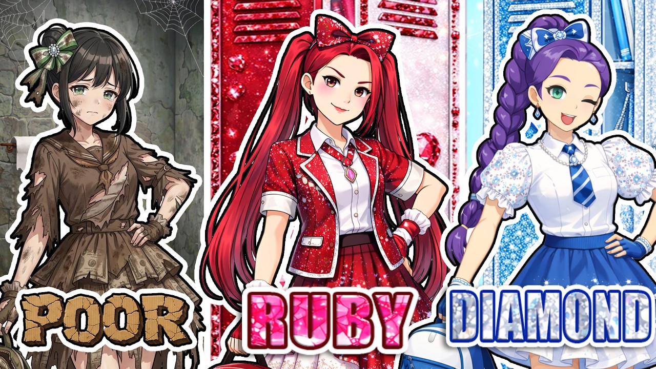 Rich Queen vs Poor Girl✨Rumi, Mira & Zoey School Drama Battle! Kpop Demon Hunters