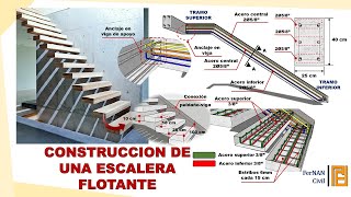 CONSTRUCCION DE UNA ESCALERA FLOTANTE / CRITERIOS ESTRUCTURALES