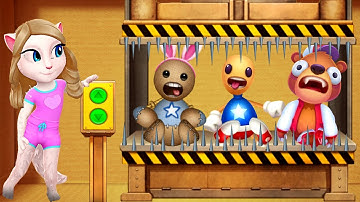 Kick the Buddy vs My Talking Angela 2 vs Despicable Bear Android Gameplay Walkthrough Part 1