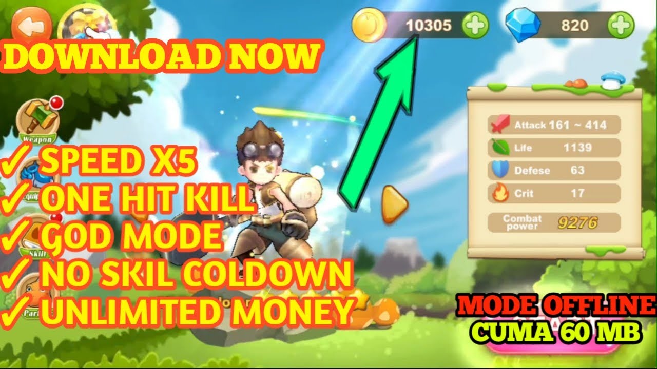 GAME RPG OFFLINE RINGAN !!!! KING BATTLE FIGHTING HERO LEGENDS