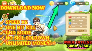 GAME RPG OFFLINE RINGAN !!!! KING BATTLE FIGHTING HERO LEGENDS MOD APK ONE HIT KILL screenshot 3