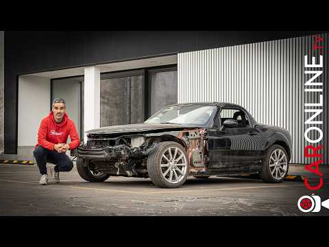 This Mazda MX-5 was totaled… and now it looks LIKE THIS!