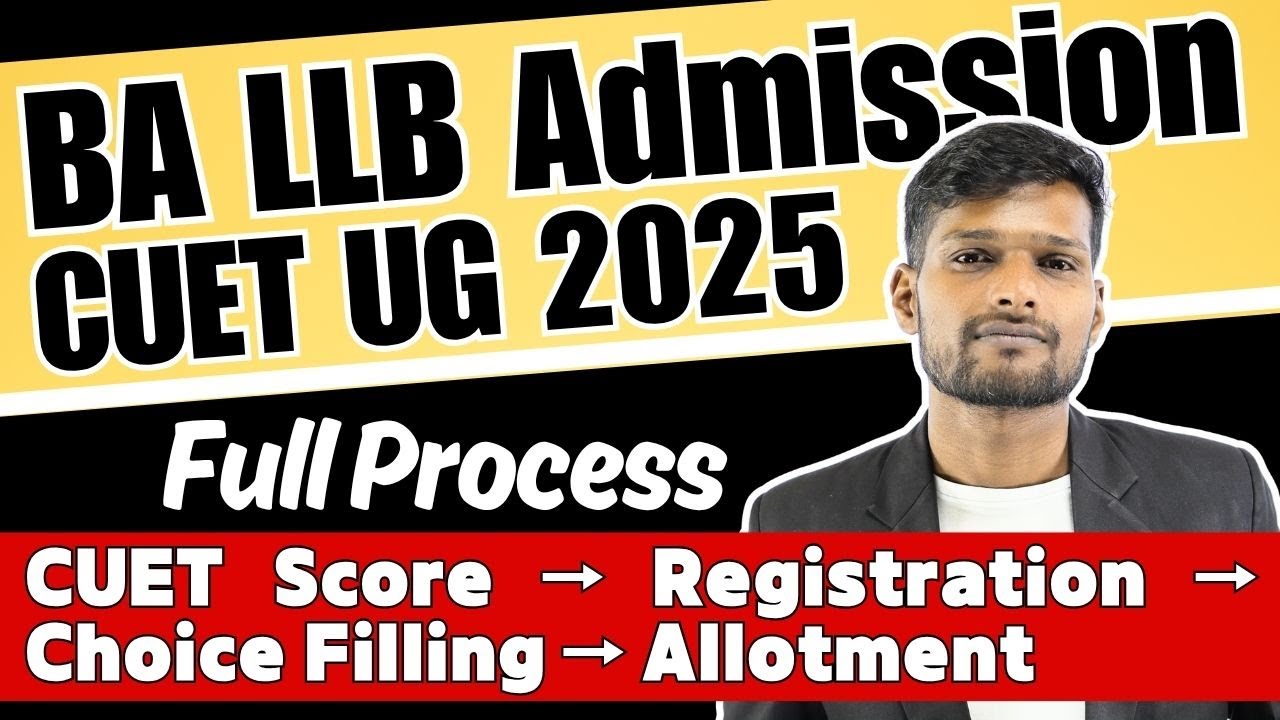 BA LLB Admission via CUET UG 2025 🎓 | Full Counselling Process - YouTube