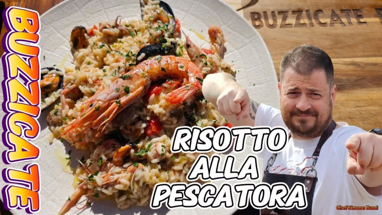 RISOTTO ALLA PESCATORA👉La ricetta dello Chef Simone Buzzi 🤩 