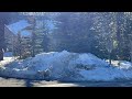 How much SNOW remains in Big Bear, CA and how are the roads?? Easy driving folks. February 4, 2021