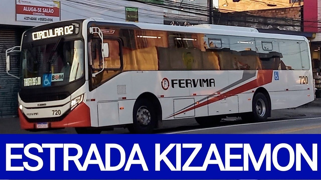 ESTRADA KIZAEMON TAKEUTI (TABOÃO DA SERRA) MOVIMENTAÇÃO DE ÔNIBUS - YouTube