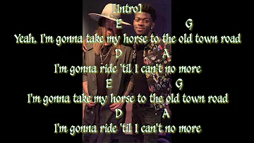 Old Town Road lyrics - Lil Nas X ft Billy Ray Cyrus