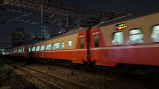 台鐵 554次 莒光號 本務E521電力機車 附掛PBK10400型電源行李車+行包 桃園出發/ Toshiba E500 leading Juguang express+2 Baggage cars