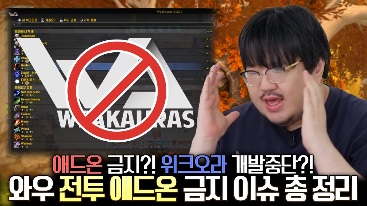 와우에 애드온이 금지가 된다고?! 와우 전투 애드온 금지 이슈 총 정리 - 전승지기 레니아워