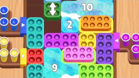 Coffee Match Block Puzzle Level 41 42 43 Game Walkthrough Solution
