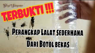 Perangkap lalat sederhana (dari botol bekas)