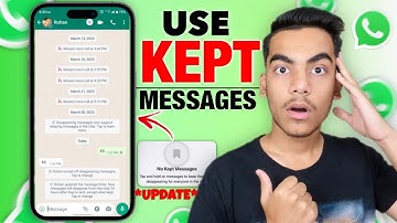 WhatsApp Kept Messages Feature | How To Use WhatsApp Kept Messages | WhatsApp New Update