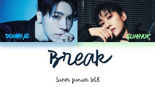 Download Lagu Super Junior D\u0026E Break Lyrics MP3