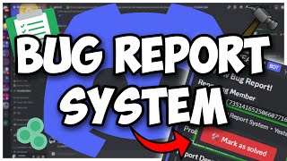 [NEW] - BUG REPORT system for your Discord Bot! || Discord.js V14