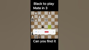 Can You Find Checkmate In 10 Seconds #chess