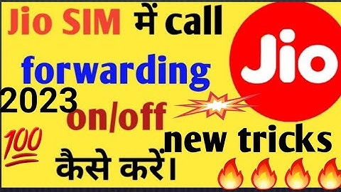jio call forwarding kaise kare | jio sim mein call forwarding kaise karee