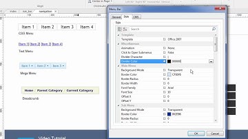 The Menu Bar Tool in 90 Second Website Builder