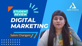 Best Digital Marketing Course in Bangalore | Student Testimonial | Indras Academy