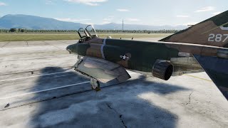 Landing a crippled F-4E after a mission (DCS World)