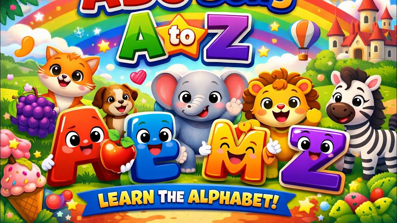 ABC Song | A to Z Alphabet Song for Kids 🎵 | Learn Alphabets with Fun ...