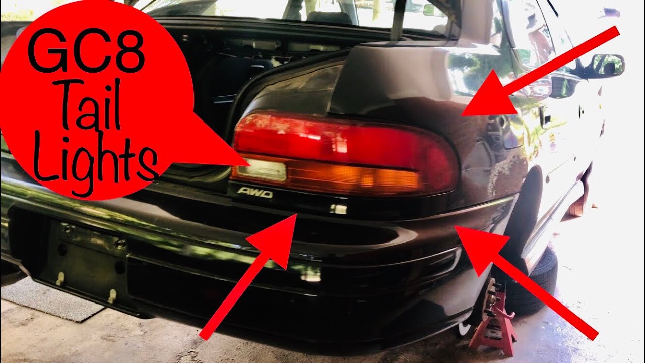 How to remove rear tail lights on Subaru Impreza 2.5 RS Part 2 YouTube