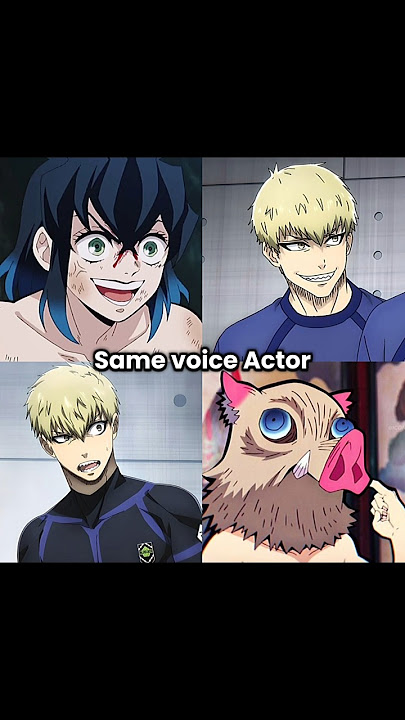 Same voice actor ✨🥀 #demonslayer #tanjiro #nezuko #kny #jjk #naruto #rengoku #fyp #foryou