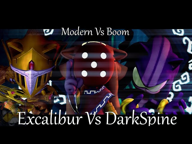 Excalibur sonic vs darkspine sonic #excalibursonic #darkspinesonic