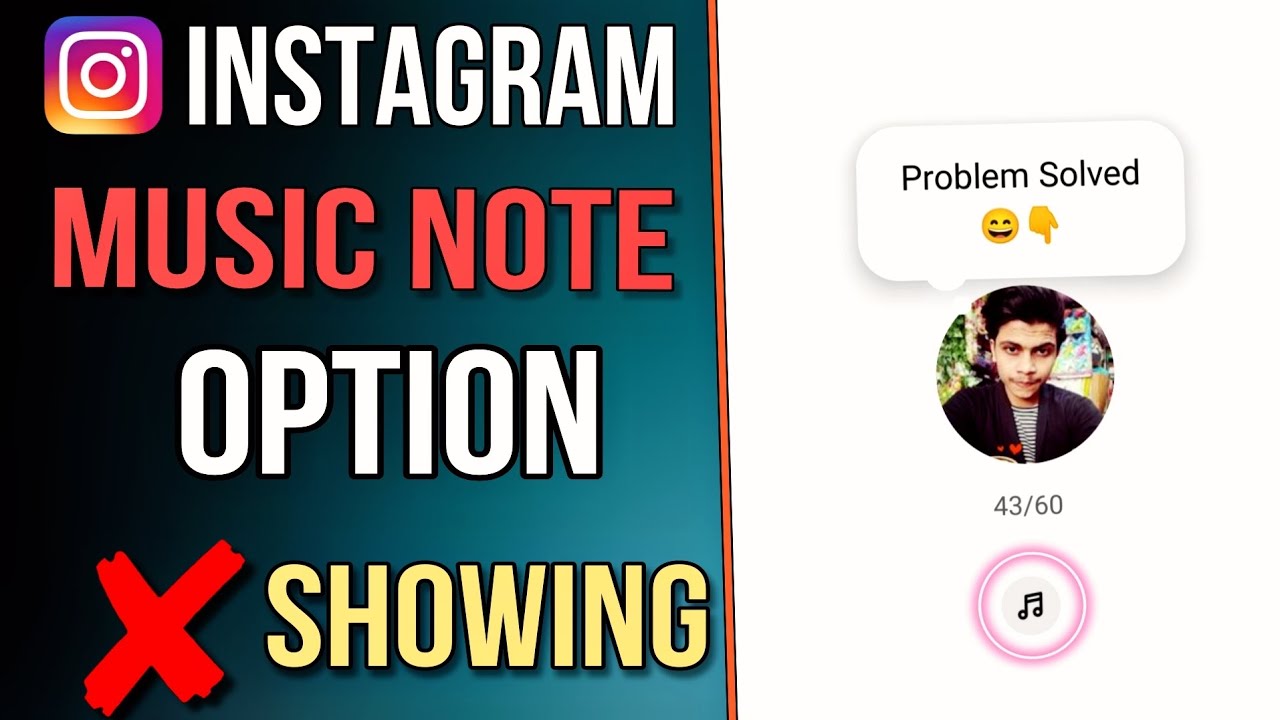 INSTAGRAM MUSIC NOTES OPTION NOT SHOWING || HOW TO ADD MUSIC ON ...