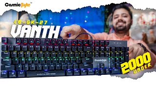 Cosmic Byte Vanth CB-GK-27/28 Best Mechanical Gaming Keyboard under 2000 in 2023 | @techboxhindi ​