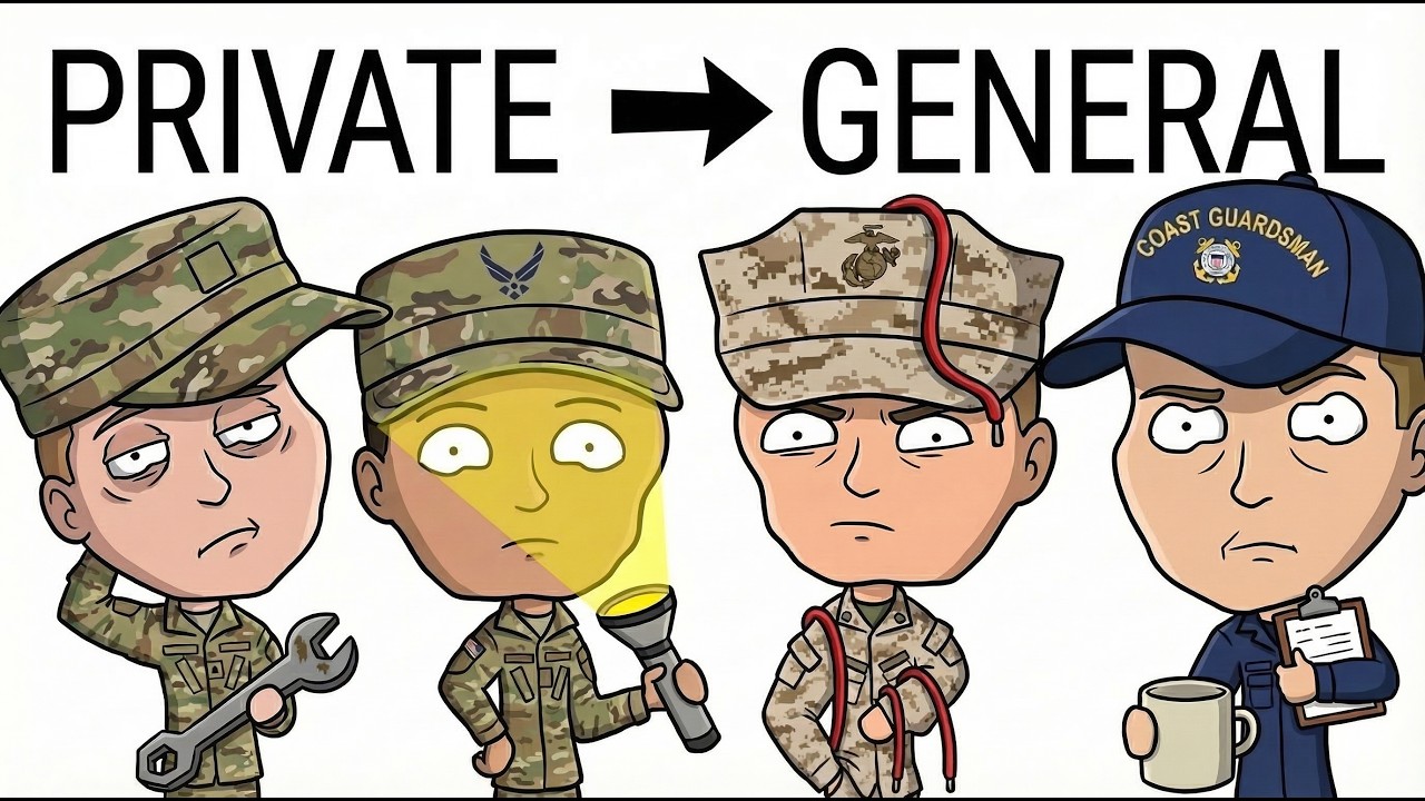 Your Life as Every Military Rank – 1 Hour Compilation - YouTube