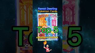 Top 5 RAREST Deerling Pokémon Cards 🦌 #top5 #temporalforces #deer