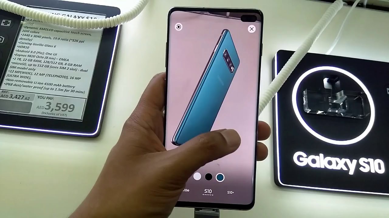 Samsung Galaxy S10 plus Prismatic colors app