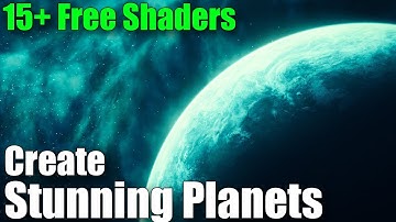 │ Beautiful Planets in Blender are Now Easy!  │ Tutorial + Free Shaders │