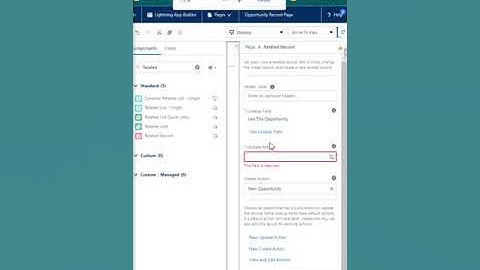 Related Record Component in Lightning Page #inSalesforceShorts