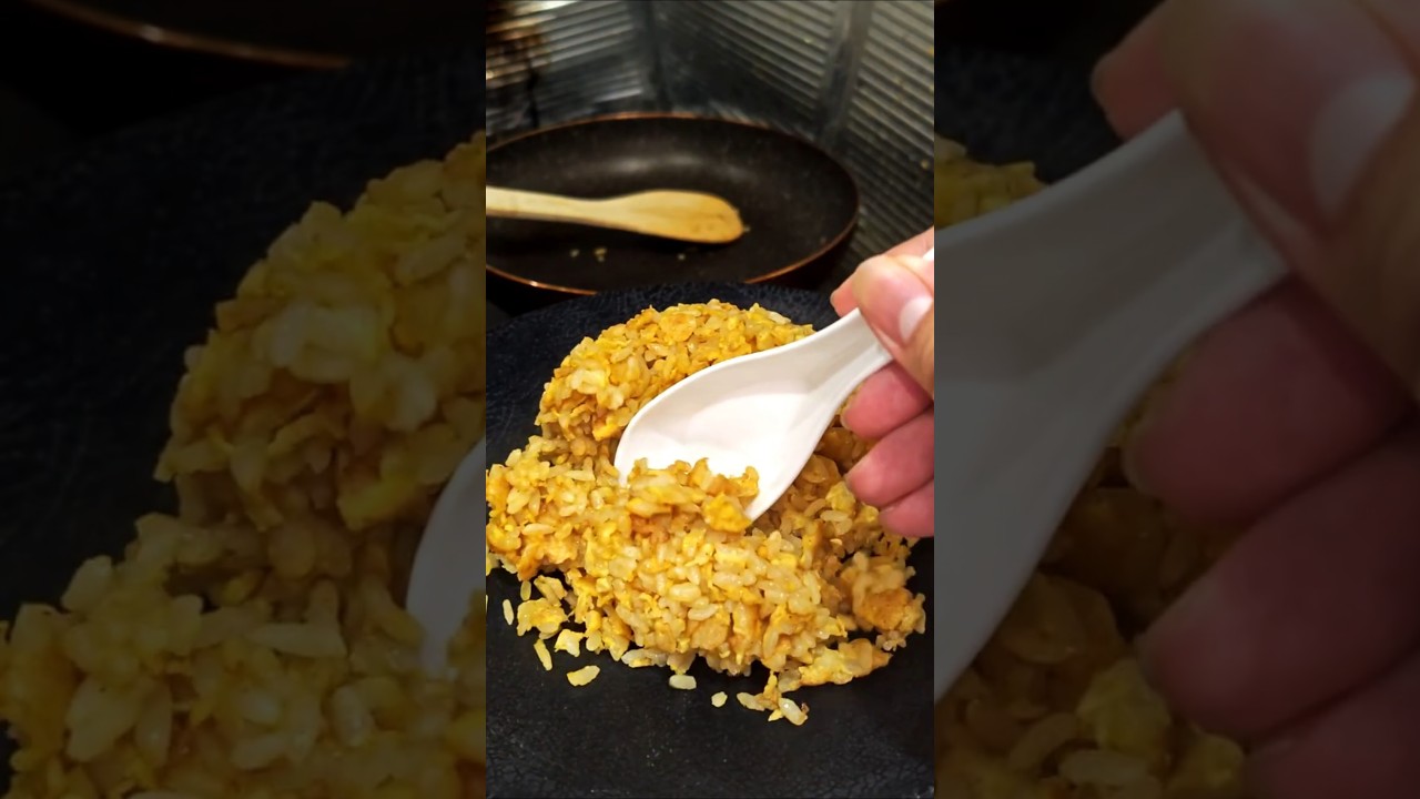 パラパラ玉子チャーハン!使う材料は卵だけ!簡単で美味しいレシピ