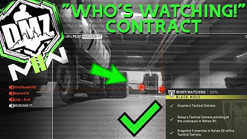 MW2 DMZ "WHOS WATCHING" EASY SOLO GUIDE! WHERE TO PLACE CAMERA AT ROHAN OIL UNDERPASS *NEW*