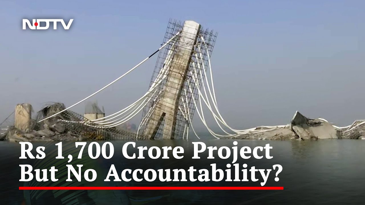 Bihar Bridge Collapses Like Pack Of Cards: Construction Quality Under ...